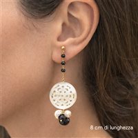 Earrings Woman in Gold Madreperla 121000073457